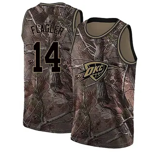 Men's Adam Flagler Oklahoma City Thunder Camo Realtree Collection Jersey - Swingman