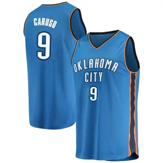 Men's Alex Caruso Oklahoma City Thunder Blue Replica Jersey - Icon Edition - Fast Break