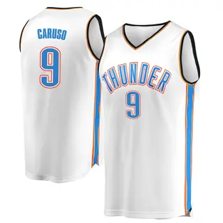 Men's Alex Caruso Oklahoma City Thunder White Replica Jersey - Association Edition - Fast Break