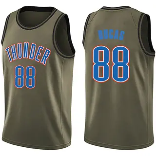 Men's Alex Ducas Oklahoma City Thunder Green Salute to Service Jersey - Swingman