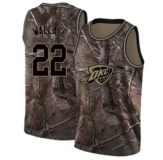 Men's Cason Wallace Oklahoma City Thunder Camo Realtree Collection Jersey - Swingman