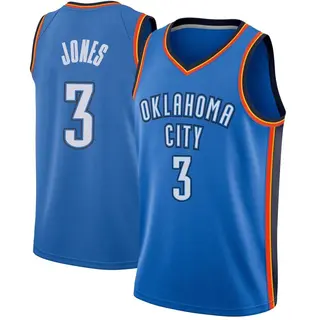 Men's Dillon Jones Oklahoma City Thunder Blue Jersey - Icon Edition - Swingman