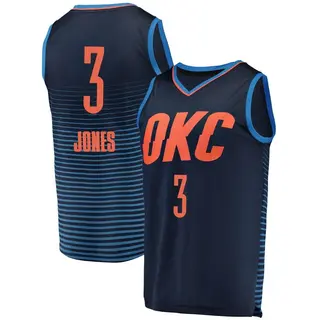 Men's Dillon Jones Oklahoma City Thunder Navy Replica Jersey - Statement Edition - Fast Break