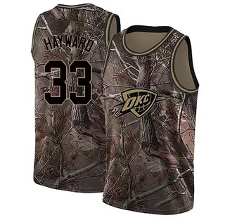 Men's Gordon Hayward Oklahoma City Thunder Camo Realtree Collection Jersey - Swingman