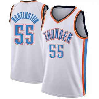 Men's Isaiah Hartenstein Oklahoma City Thunder White Jersey - Association Edition - Swingman