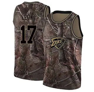 Men's Malevy Leons Oklahoma City Thunder Camo Realtree Collection Jersey - Swingman