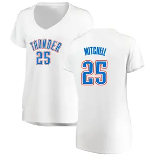 Women's Ajay Mitchell Oklahoma City Thunder White Replica Jersey - Association Edition - Fast Break