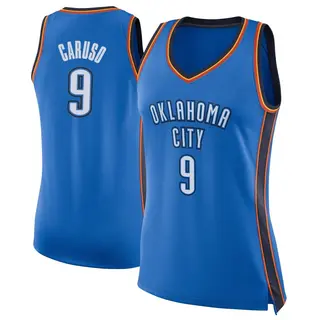 Women's Alex Caruso Oklahoma City Thunder Blue Jersey - Icon Edition - Swingman