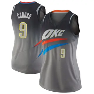 Women's Alex Caruso Oklahoma City Thunder Gray Jersey - City Edition - Swingman