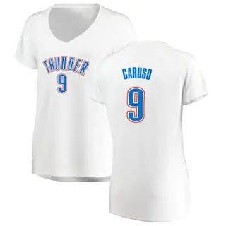 Women's Alex Caruso Oklahoma City Thunder White Replica Jersey - Association Edition - Fast Break