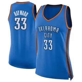 Women's Gordon Hayward Oklahoma City Thunder Blue Jersey - Icon Edition - Swingman