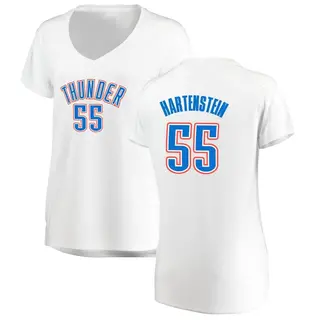 Women's Isaiah Hartenstein Oklahoma City Thunder White Replica Jersey - Association Edition - Fast Break