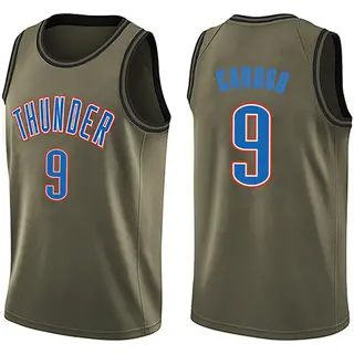 Youth Alex Caruso Oklahoma City Thunder Green Salute to Service Jersey - Swingman