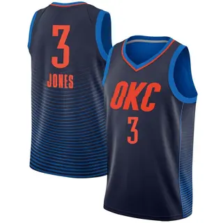 Youth Dillon Jones Oklahoma City Thunder Navy Jersey - Statement Edition - Swingman